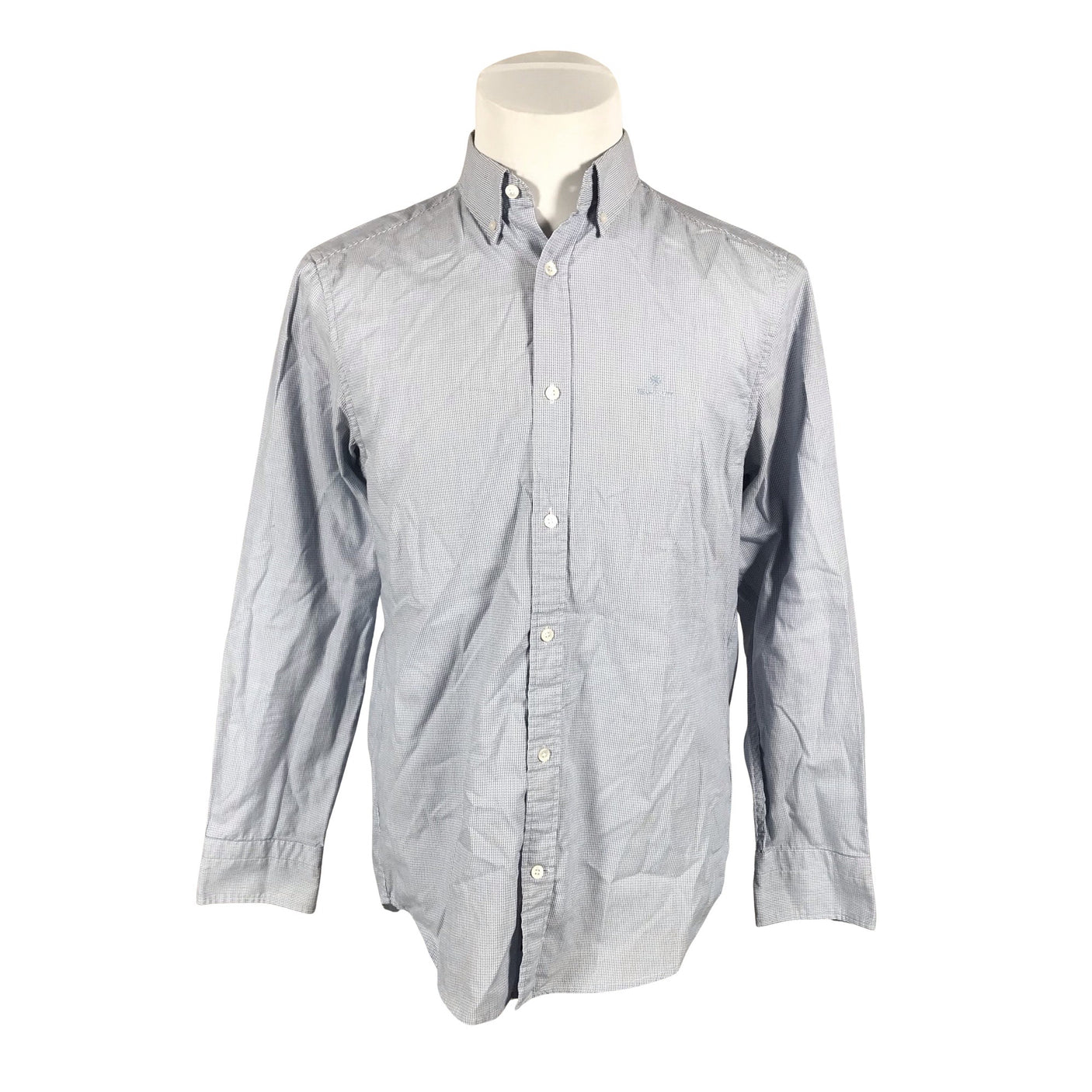 Unisex Gant - Collared shirt, size M - Light blue (1)
