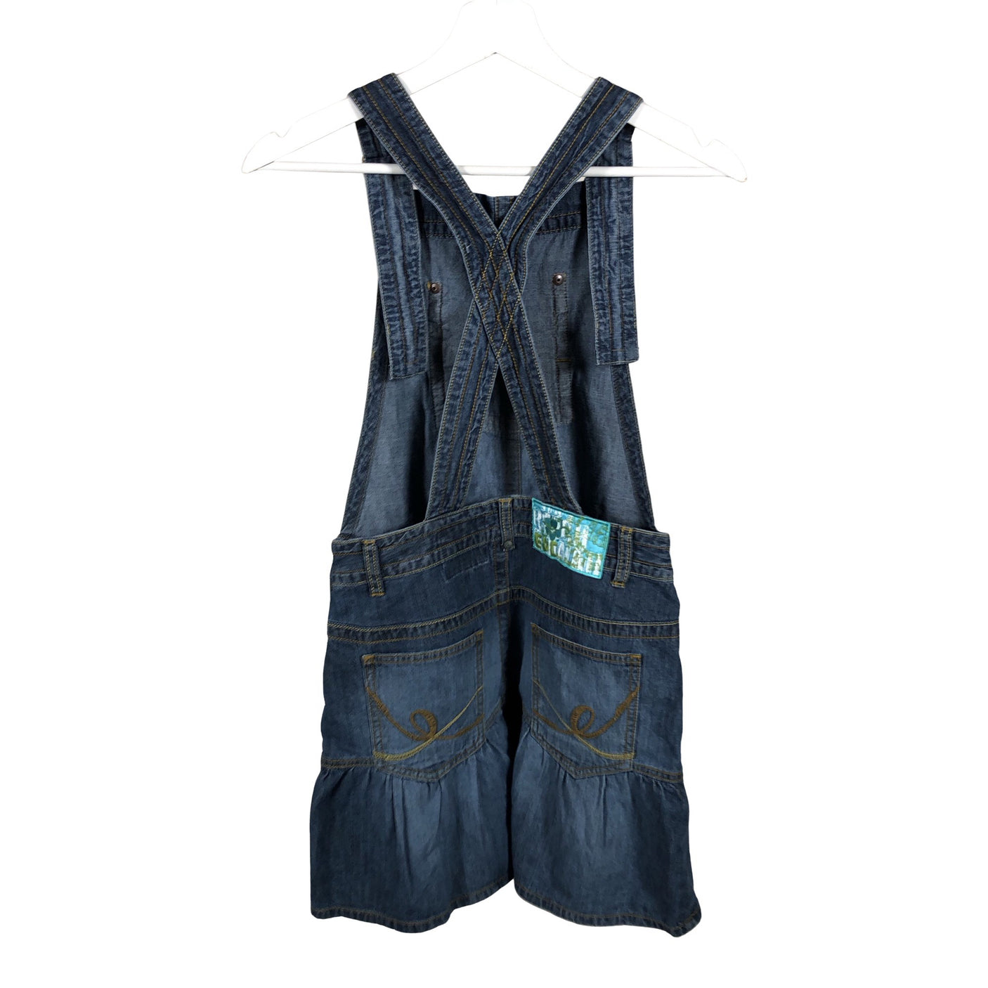 Unisex Esprit - Denim dress, size 158 - 164 - Blue (3)