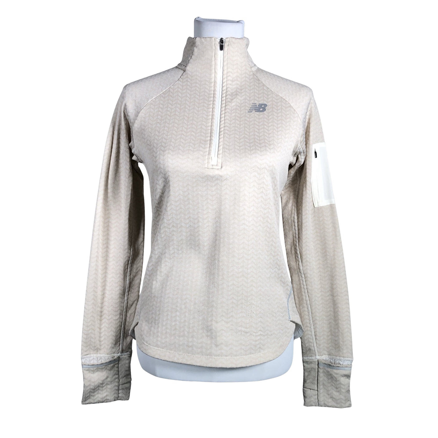 Unisex New Balance - Fleece shirt, size 36 - Beige (1)