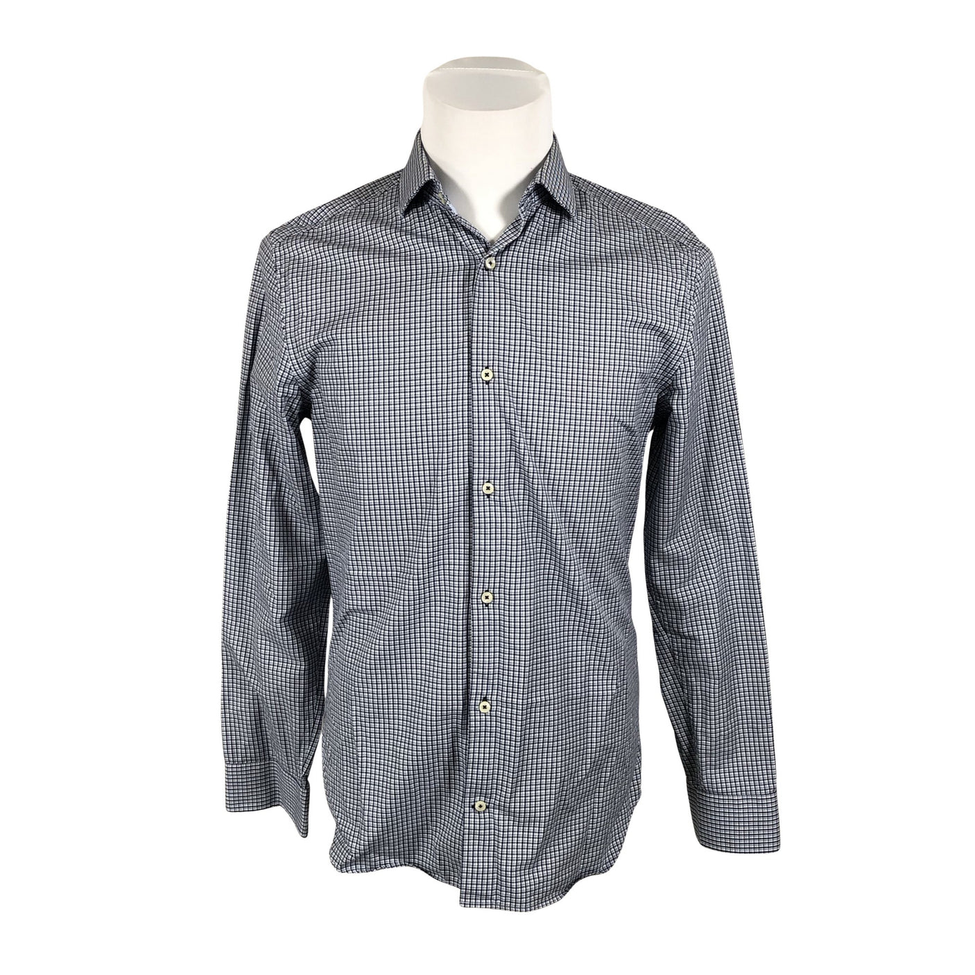 Unisex Riley - Collared shirt, size M - Blue (1)