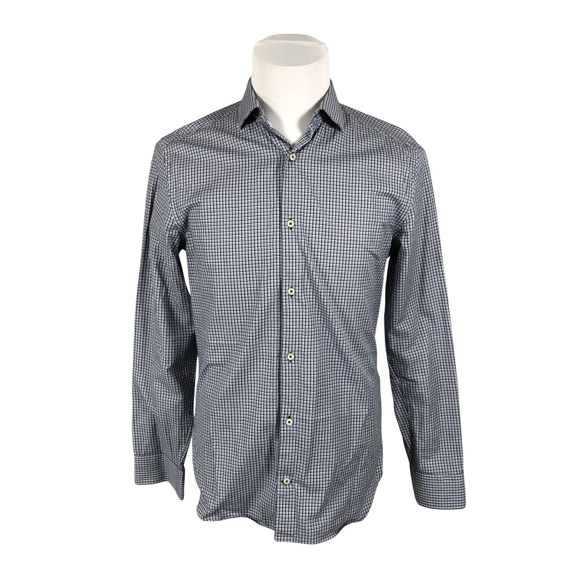 Unisex Riley - Collared shirt, size M - Blue (1)