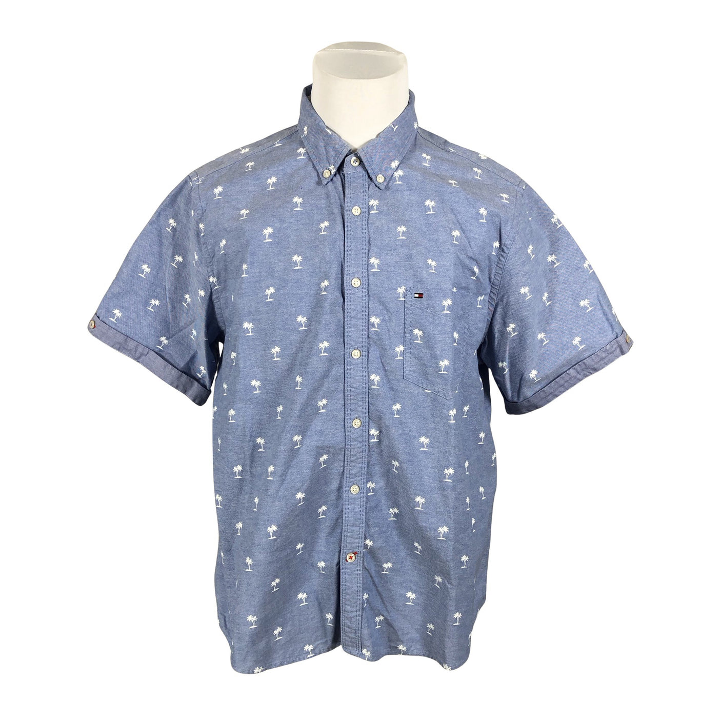 Unisex Tommy Jeans (Tommy Hilfiger) - Collared shirt, size XXL - Light blue (1)