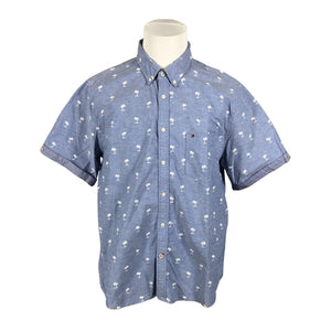 Unisex Tommy Jeans (Tommy Hilfiger) - Collared shirt, size XXL - Light blue (1)