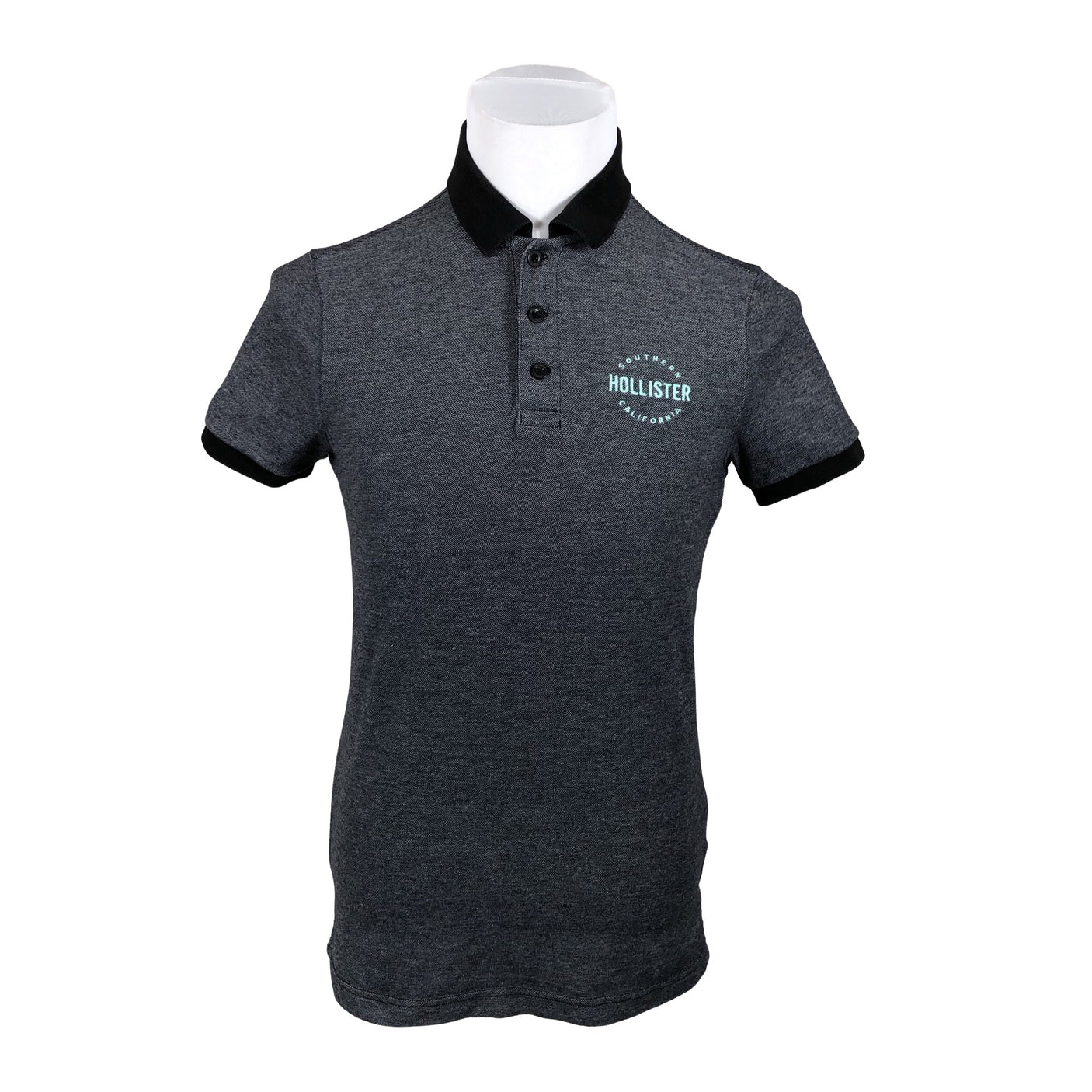 Unisex Hollister - Polo shirt, size S - Gray (1)