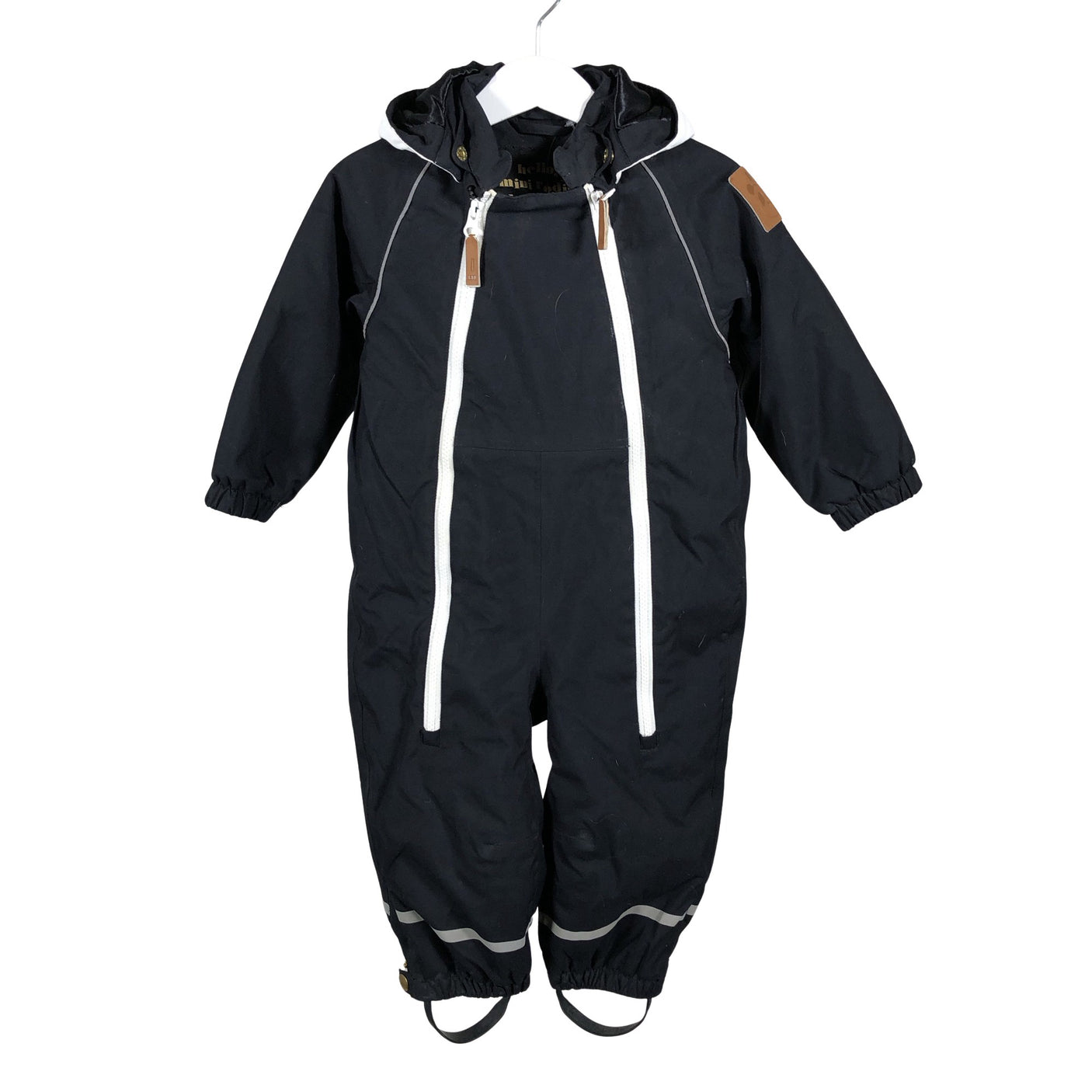 Unisex Mini Rodini - Winter overall, size 74 - 80 - Black (1)