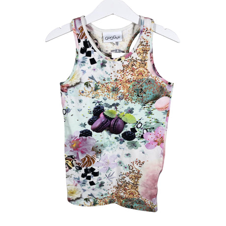 Unisex Gugguu - Tricot tunic, size 122 - 128 - White (2)