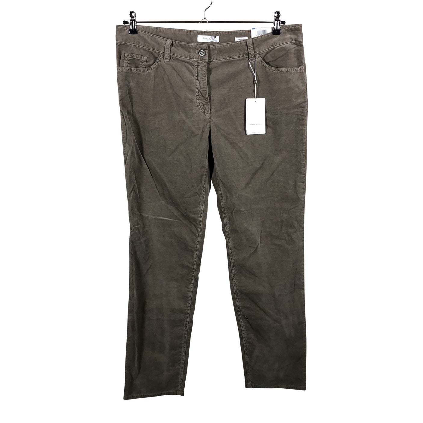 Unisex Gerry Weber - Velvet pants, size 44 - Beige (1)