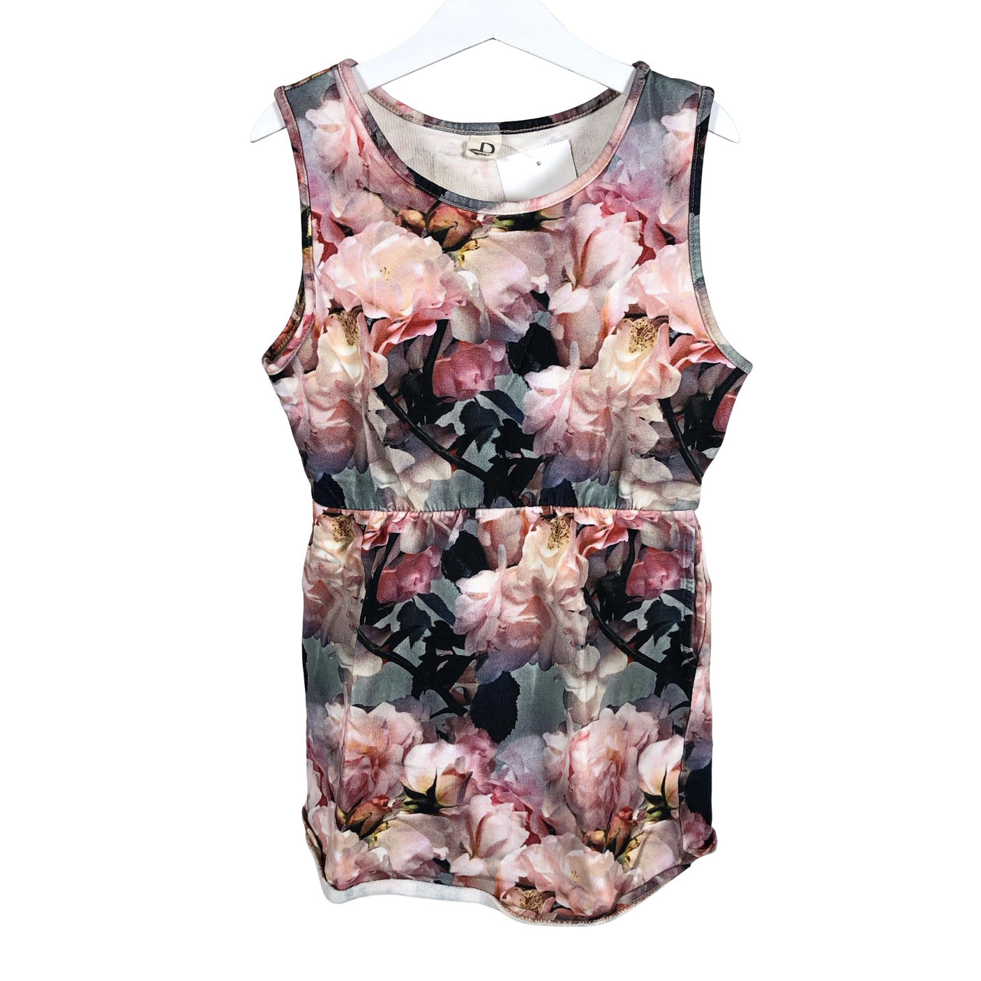 Unisex PopupShop - Sweatshirt dress, size 116 - 122 - Light pink (1)