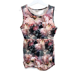 Unisex PopupShop - Sweatshirt dress, size 116 - 122 - Light pink (1)