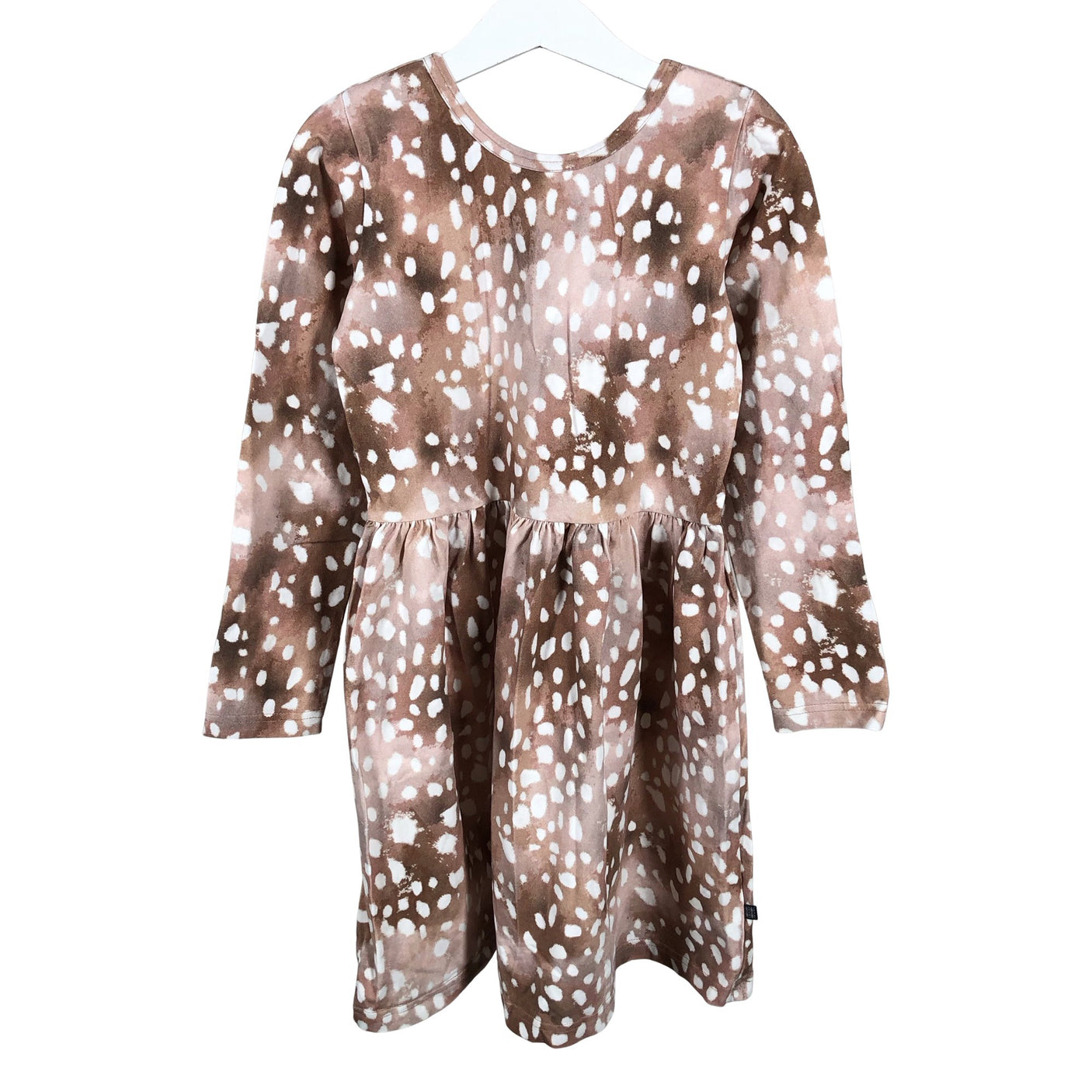 Unisex Kaiko - Tricot dress, size 122 - 128 - Beige (1)