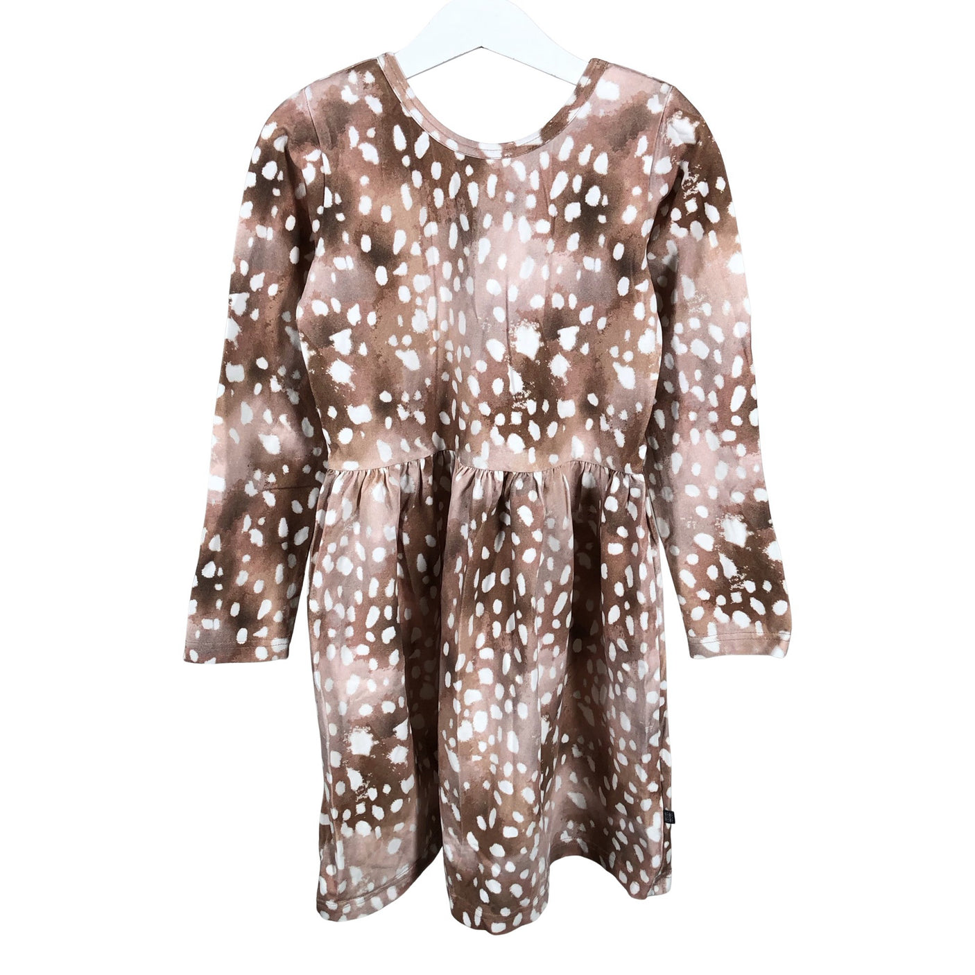 Unisex Kaiko - Tricot dress, size 122 - 128 - Beige (2)