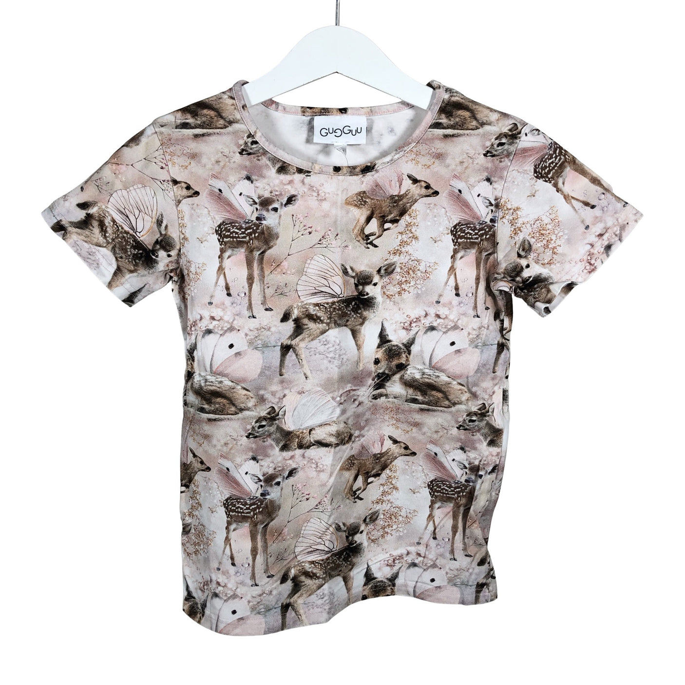 Unisex Gugguu - T-shirt, size 128 - 134 - Light pink (2)