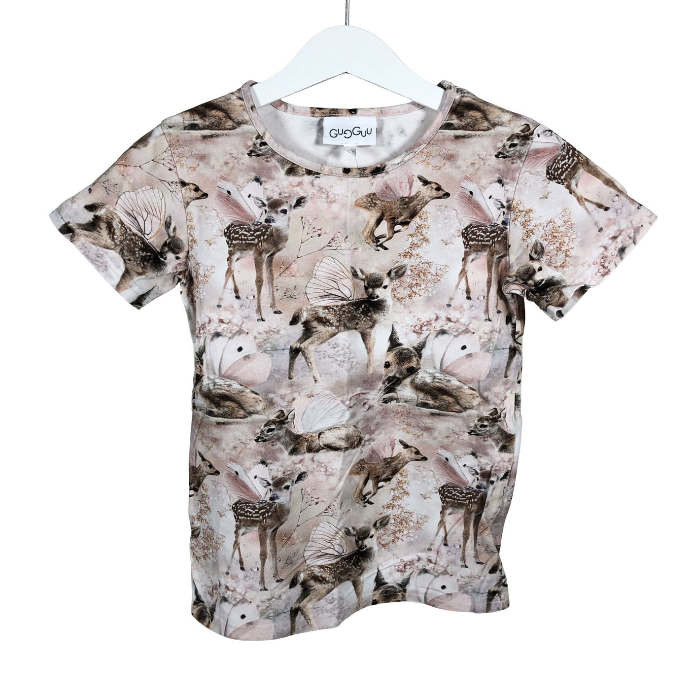 Unisex Gugguu - T-shirt, size 128 - 134 - Light pink (1)