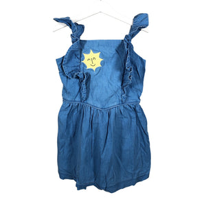 Unisex Bobo Choses - Denim dress, size 116 - 122 - Blue (2)