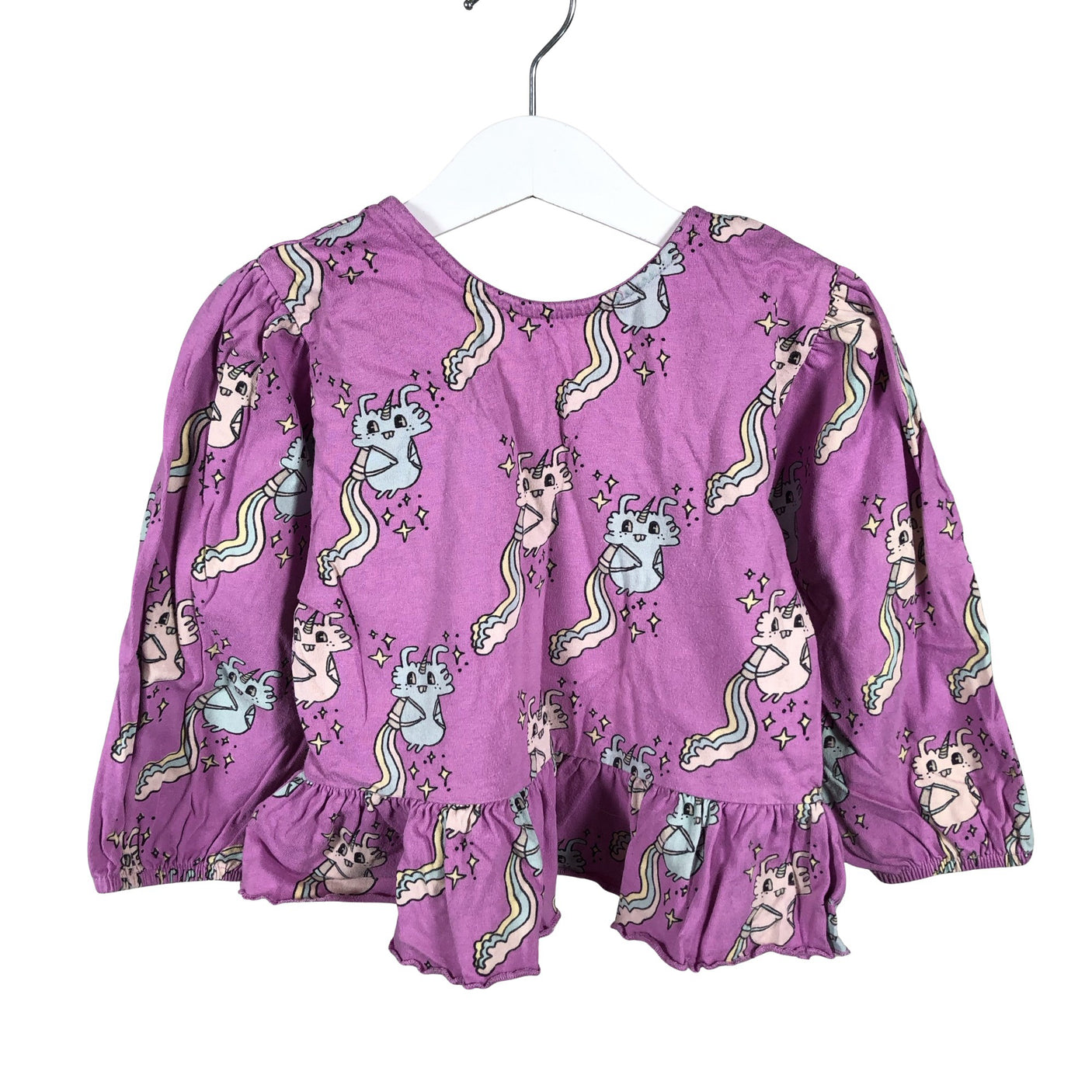 Unisex Mainio - Tricot shirt, size 122 - 128 - Violet (1)