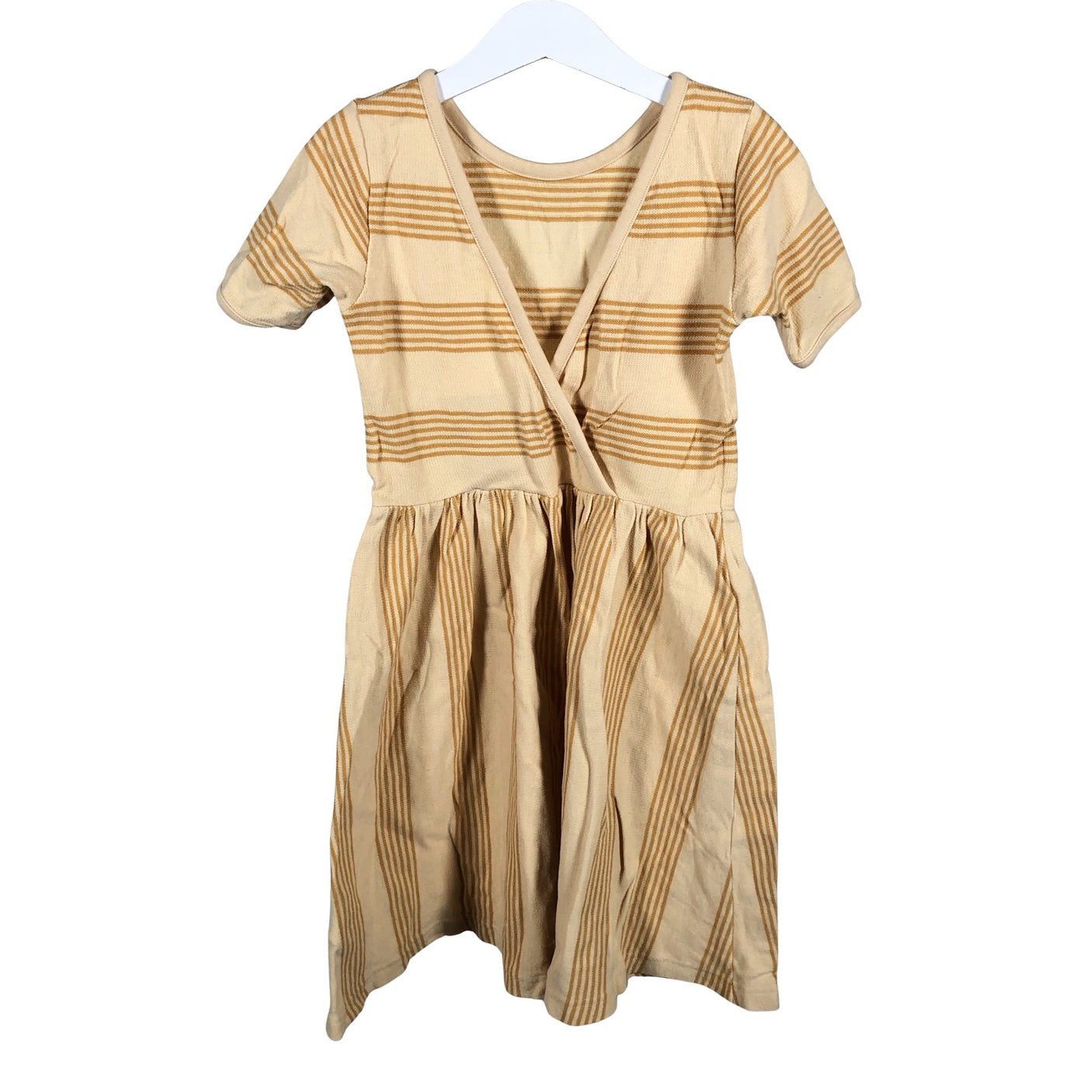Unisex Mainio - Tricot dress, size 122 - 128 - Yellow (4)