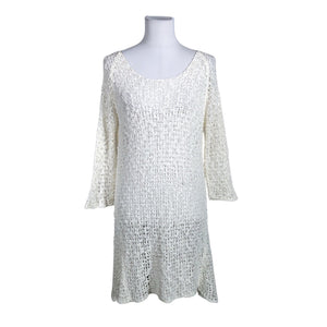 Unisex Bohemiana - Knit dress, size 38 - White (1)