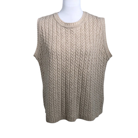 Unisex Papu - Knit vest, size 34 - Beige ()