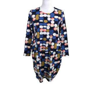 Unisex Marimekko - Tricot dress, size 38 - Blue (1)