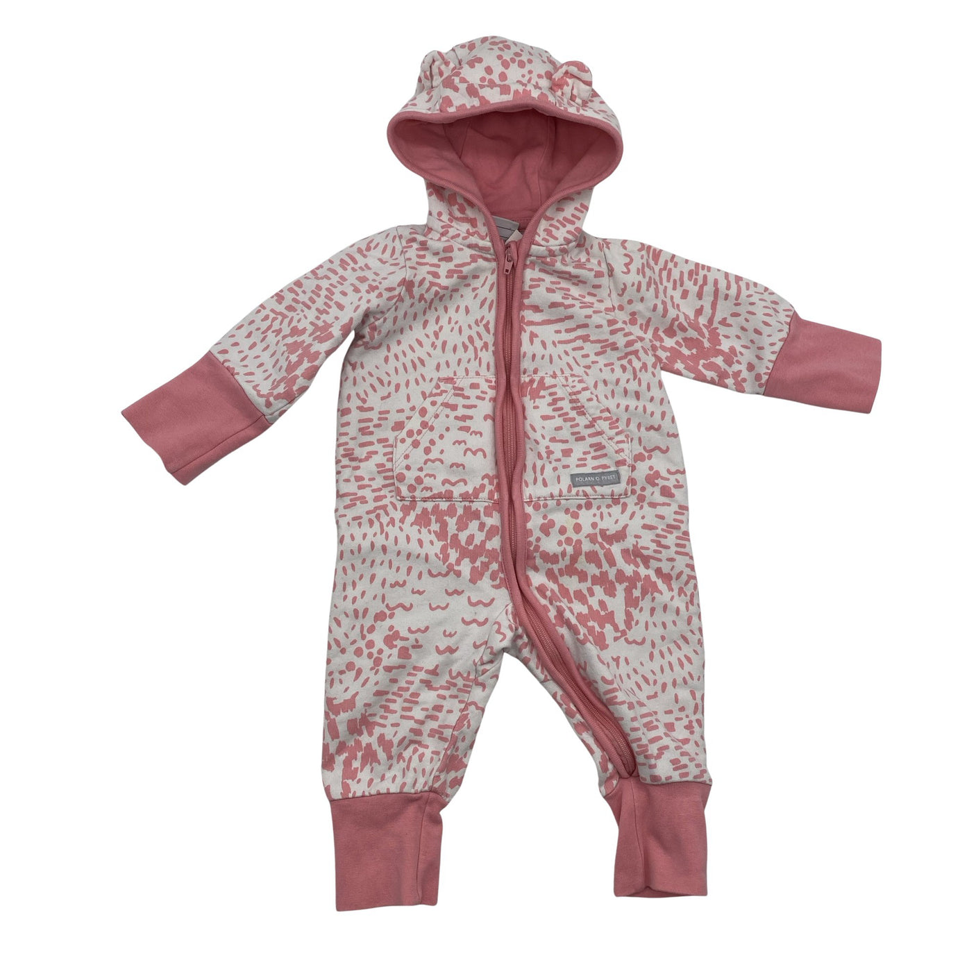Unisex Polarn O. Pyret - Overalls, size 50 - 56 - Light pink (1)