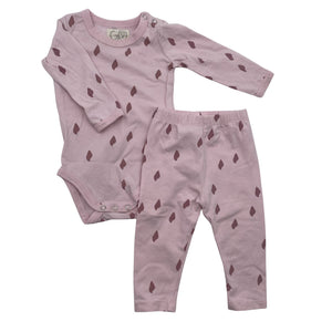 Unisex Gro - Body, size 56 - 62 - Light pink (1)