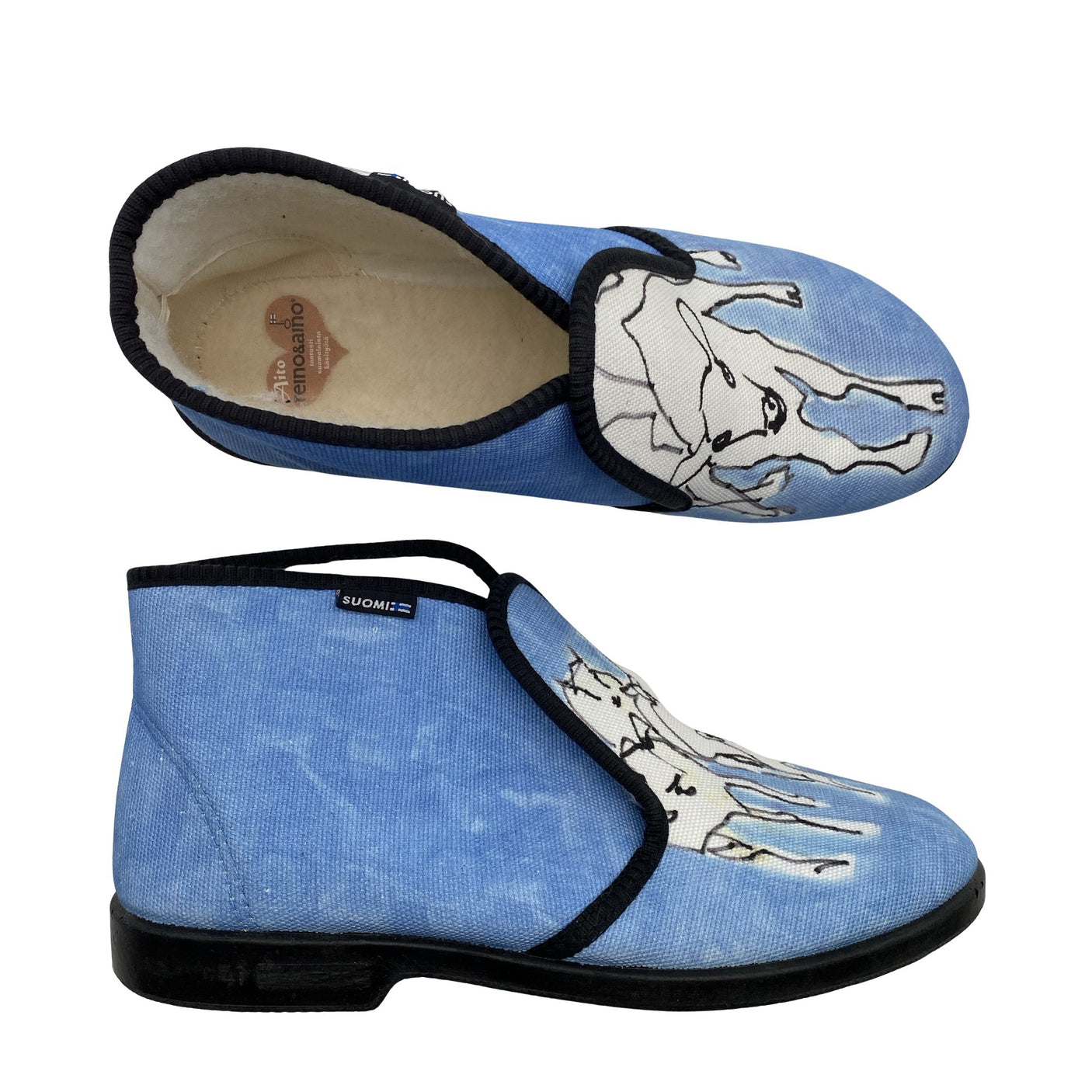 Unisex Reino&Aino - Indoor shoes, size 41 - Light blue (1)