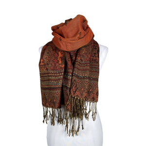 Unisex Pashmina - Scarf, size Maxi - Orange (1)