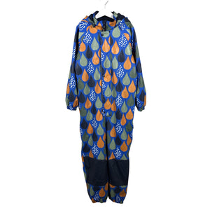 Unisex Jonathan - Rain overall, size 128 - 134 - Blue (2)