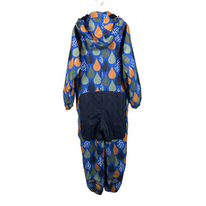 Unisex Jonathan - Rain overall, size 128 - 134 - Blue (3)