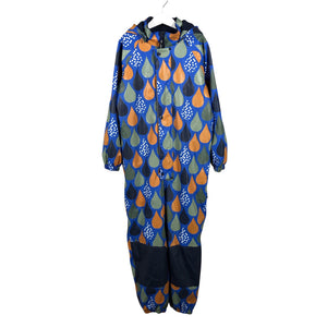 Unisex Jonathan - Rain overall, size 128 - 134 - Blue (1)