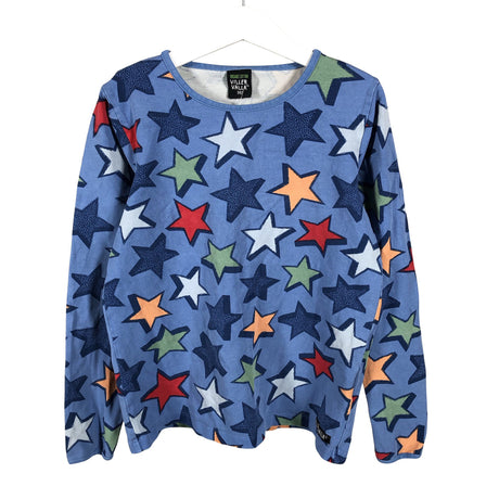 Unisex Villervalla - Tricot shirt, size 134 - 140 - Blue ()