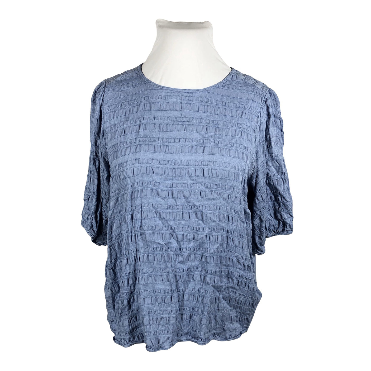 Unisex Per Una by Marks & Spencer - Short-sleeved blouse, size 48 - Light blue (1)