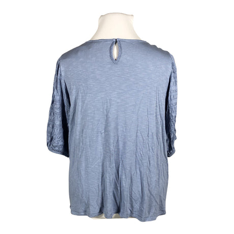 Unisex Per Una by Marks & Spencer - Short-sleeved blouse, size 48 - Light blue (2)