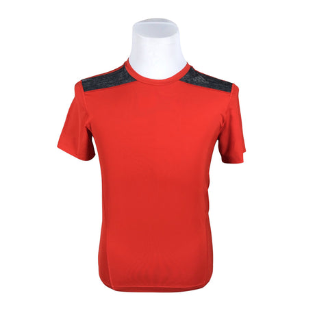 Unisex Adidas - Sports shirt, short sleeve, size S - Orange ()