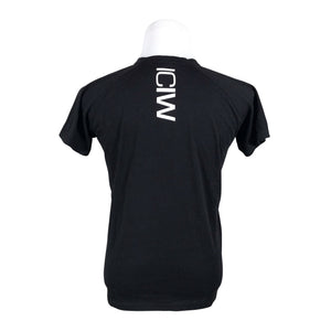Unisex ICIW – Icaniwill - Sports shirt, short sleeve, size S - Black (2)
