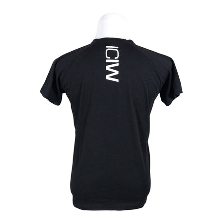 Unisex ICIW – Icaniwill - Sports shirt, short sleeve, size S - Black (2)