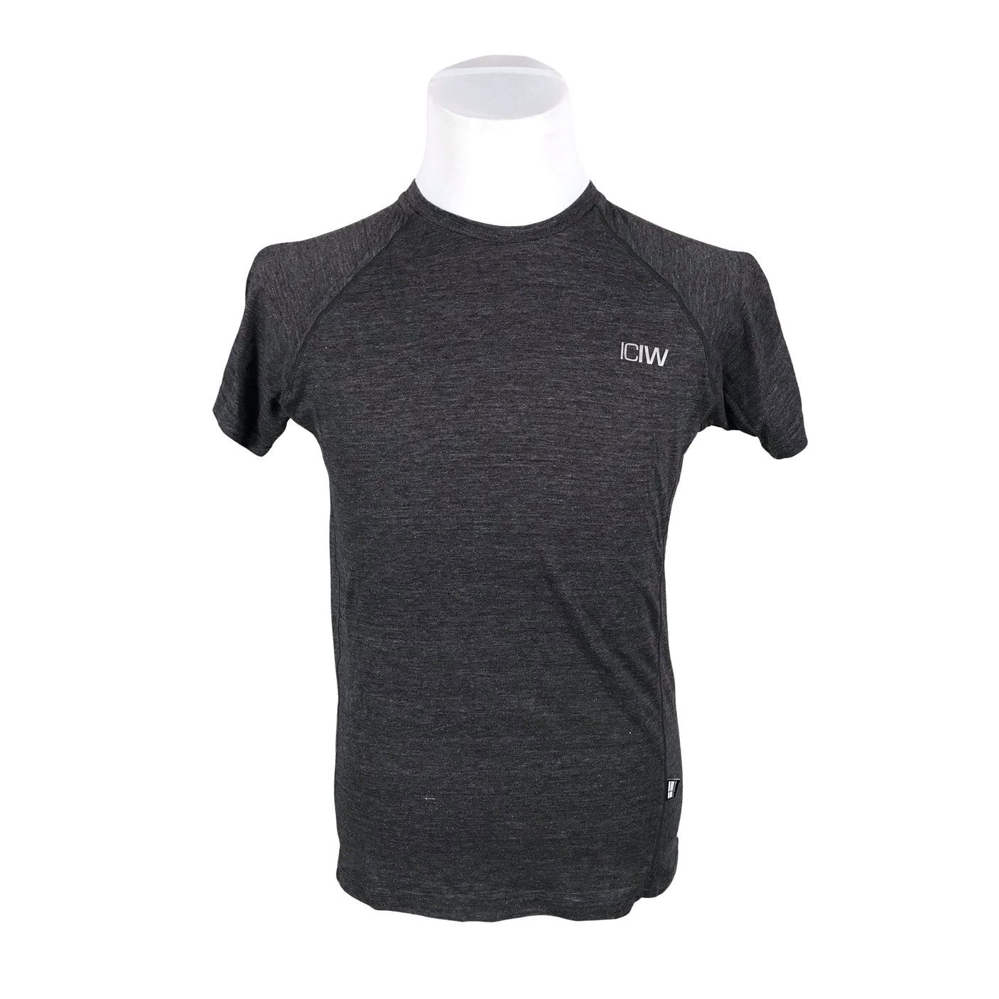 Unisex ICIW – Icaniwill - Sports shirt, short sleeve, size S - Gray (2)