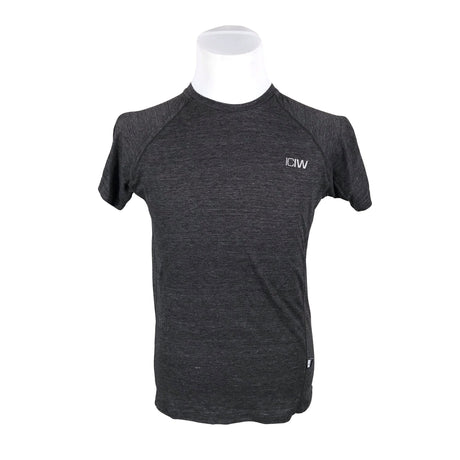 Unisex ICIW – Icaniwill - Sports shirt, short sleeve, size S - Gray (2)