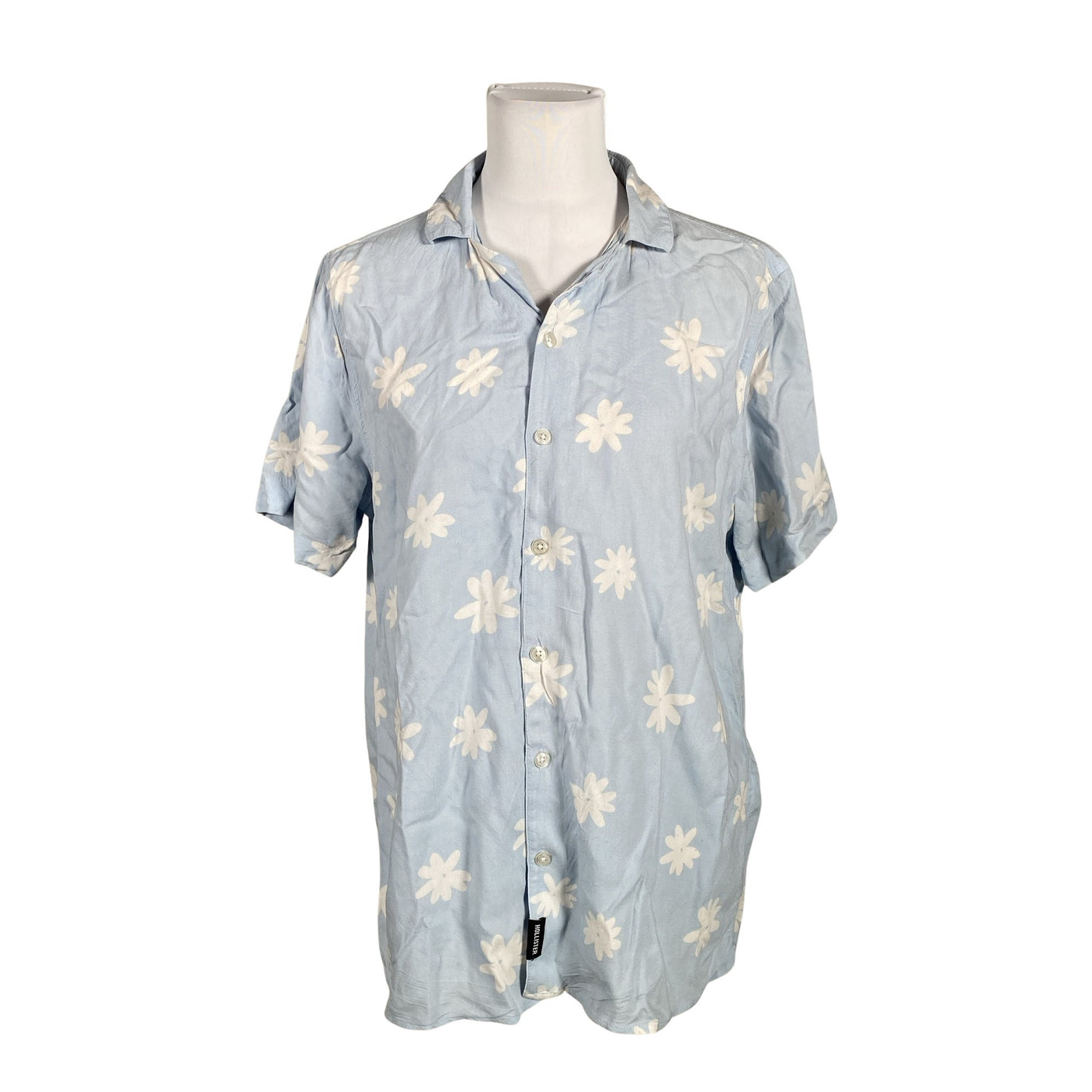 Unisex Hollister - Short-sleeved blouse, size 38 - Light blue (1)