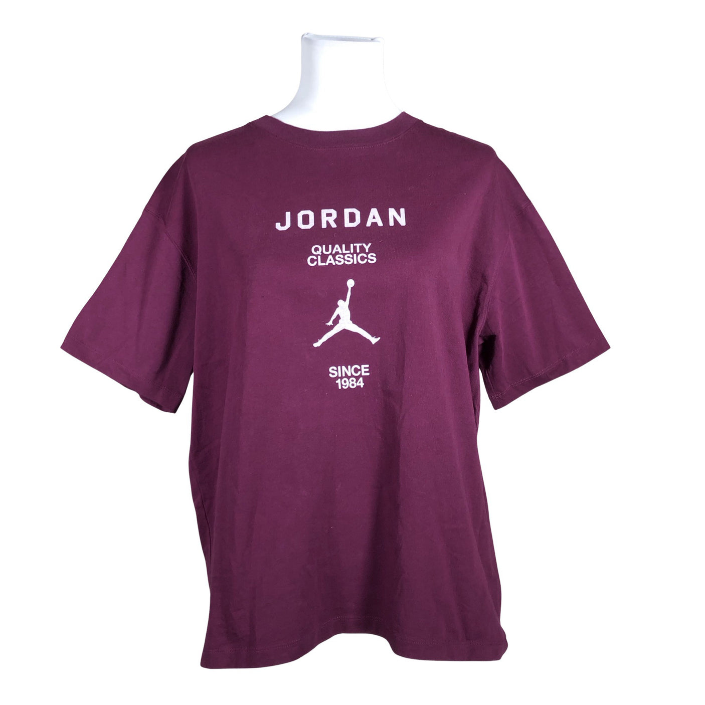 Unisex Jordan (Nike) - T-shirt, size 40 - Wine red (1)