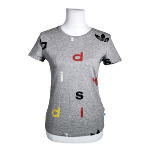 Unisex Adidas - T-shirt, size 34 - Gray (1)