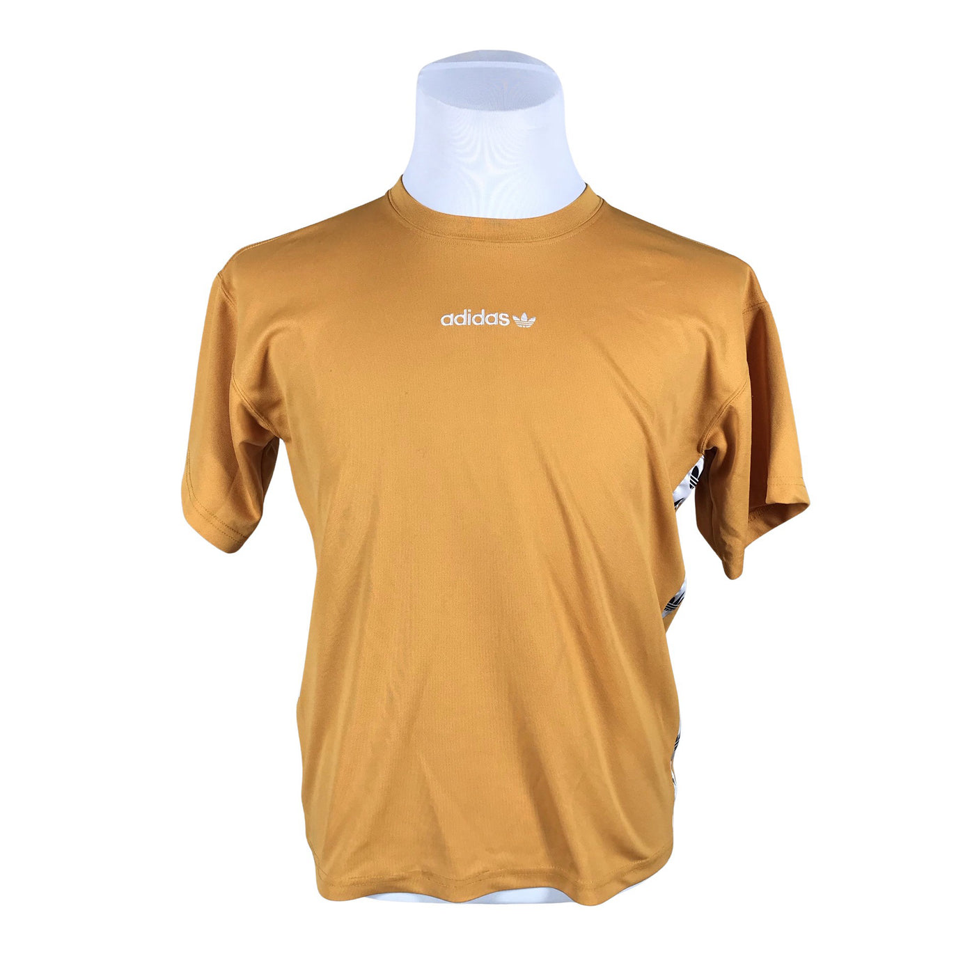Unisex Adidas - Sports shirt, short sleeve, size S - Yellow (1)