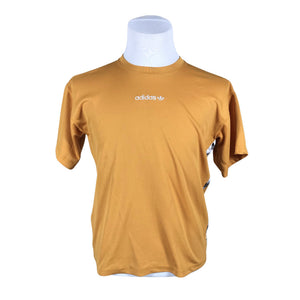 Unisex Adidas - Sports shirt, short sleeve, size S - Yellow (1)
