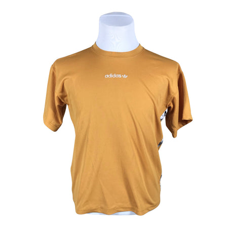 Unisex Adidas - Sports shirt, short sleeve, size S - Yellow ()