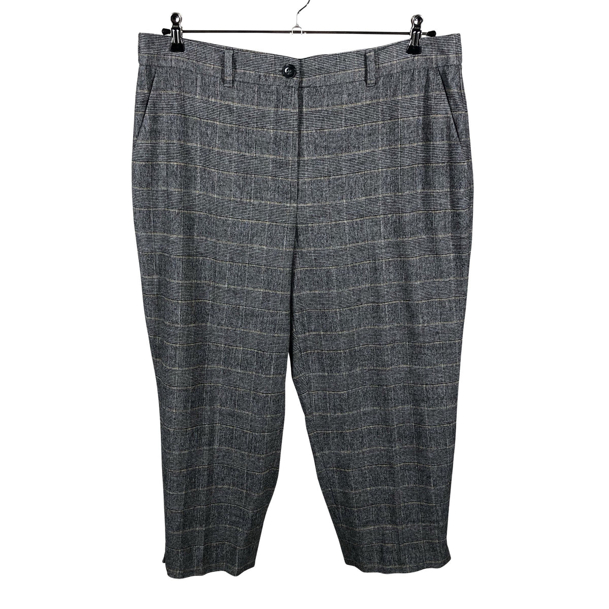 Unisex Gerry Weber - Straight leg trousers, size 48 - Gray (1)
