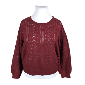 Unisex Rodier - Sweater, size 44 - Wine red (1)