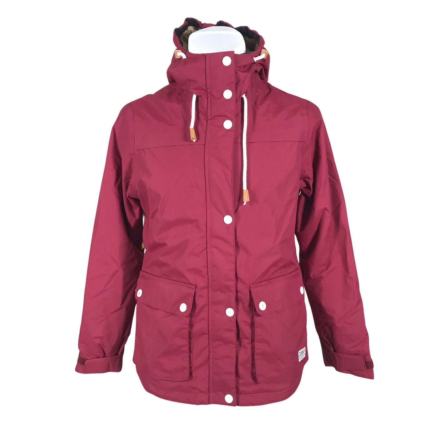 Unisex CLWR - Colour Wear - Winter jacket, size M - Red (2)