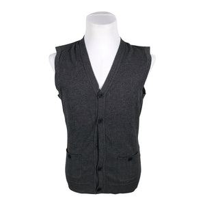 Unisex Bläck - Knit vest, size L - Gray (1)