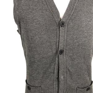 Unisex Bläck - Knit vest, size L - Gray (2)