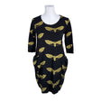 Unisex Ehta - Tricot dress, size 36 - Black ()